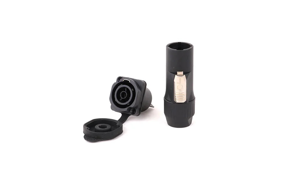 10pcs 3Pins In/Output Waterproof Locking Powercon Male Plug Female Chassis Wire Cable Connectors PA66 Material IP65 Grade