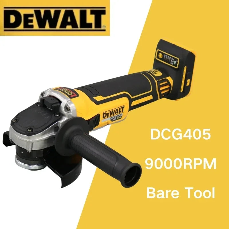Dewalt DCG406 125MM/100MM Brushless Cordless Angle Grinder 9000RPM Cutting Machine Polishing Machine For 20V Lithium Batteries
