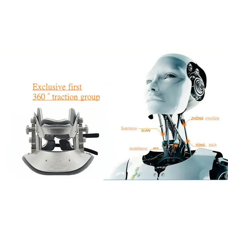 Neck Cervical Traction Collar Spine Support  Compression Adjust Brace Tractor Stretching Brace