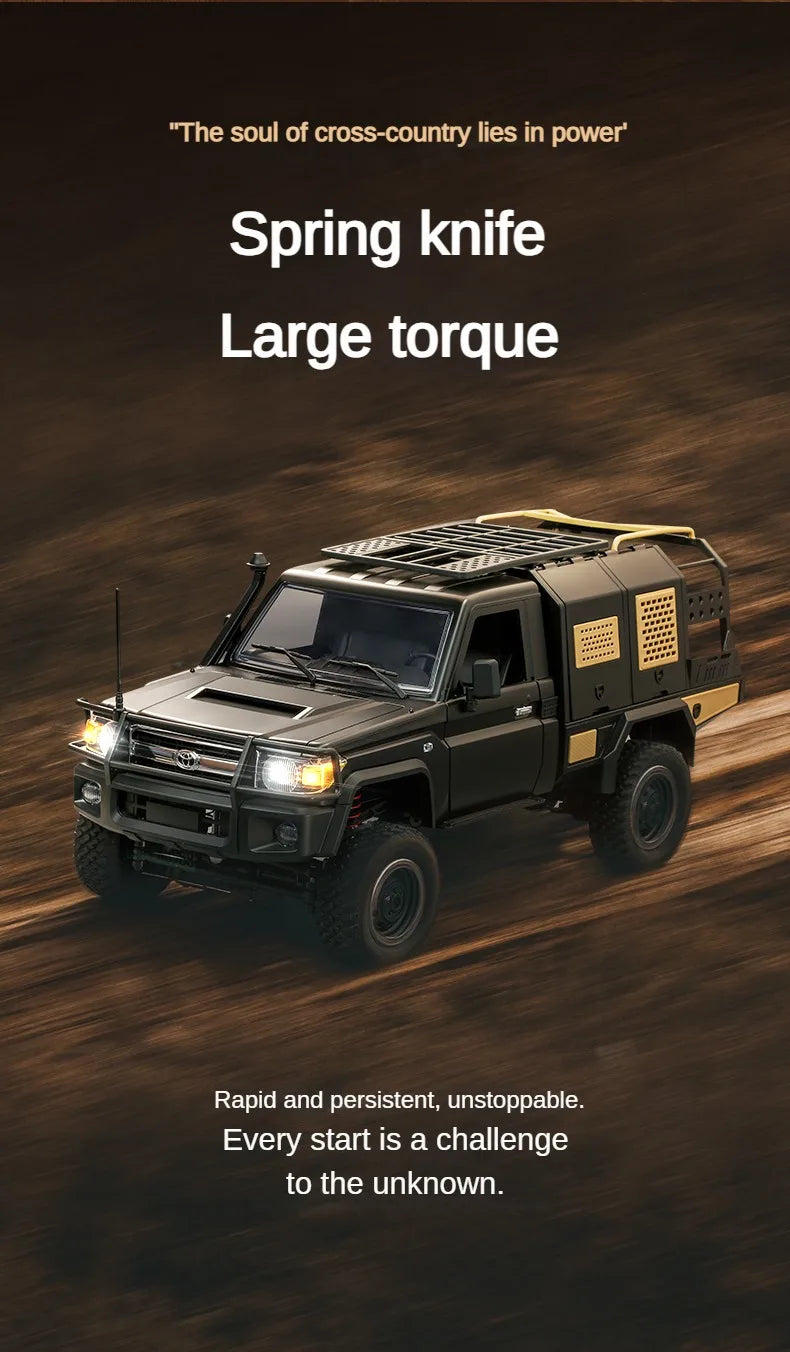 ZWN MN82 MN82S LC79 1/12 Full Scale RC Pickup Short Truck 4WD Remote Control Climbing Off-road Car Toys for Kids Christmas Gifts