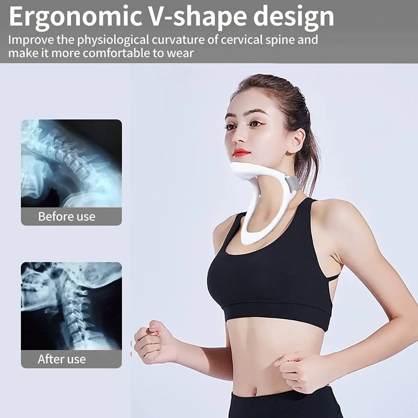 Cervical Collar, Neck Support, Forward Head Posture, Long Sitting, Neck Traction, Correct Sitting Posture, Neck Support