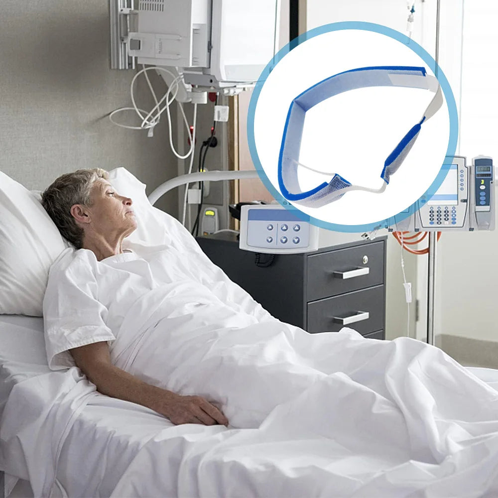 Neck Support Medical Tracheotomy Catheter Fixation Strap Tracheal Fixation Strap Ultra-soft Tracheostomy Intubation Strap Holder
