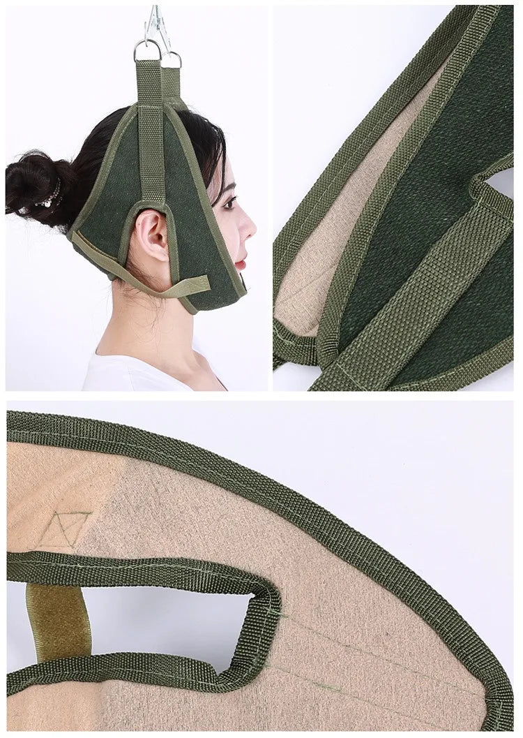 Adjustable Neck Brace Support for Posture Improvement Pain Relief Due to Forward Head Bowing Health Care Corrective Stretcher