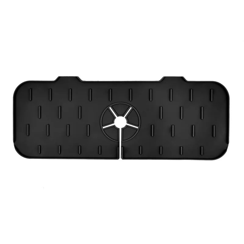 Faucet Absorbent Mat Silicon Kitchen Sink Splash Guard Drain Pad Water Splash Catcher Mats Countertom Countertop Protect Gadgets