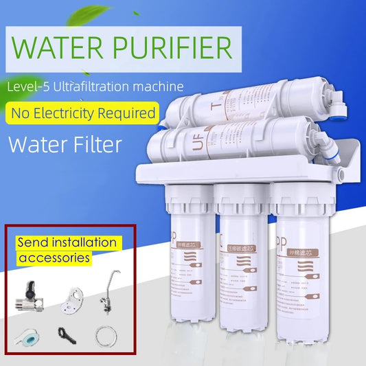 Tap Water Filter 5 Stages Drinking Water Purifier Filters Water Purifier System for Home Water Purifier water filtration