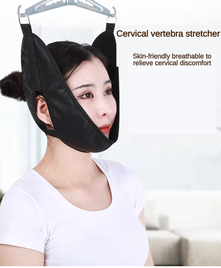 Adjustable Neck Brace Support for Posture Improvement Pain Relief Due to Forward Head Bowing Health Care Corrective Stretcher