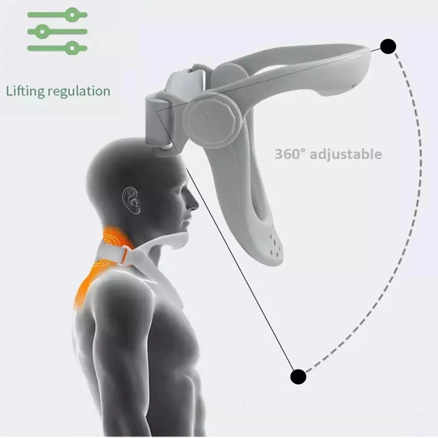 NECK Helper Neck Brace Cervical Traction Repair Neck Turtle Guard Collar Fixed Supports Corrector Cervical Guard Neck Q6R3