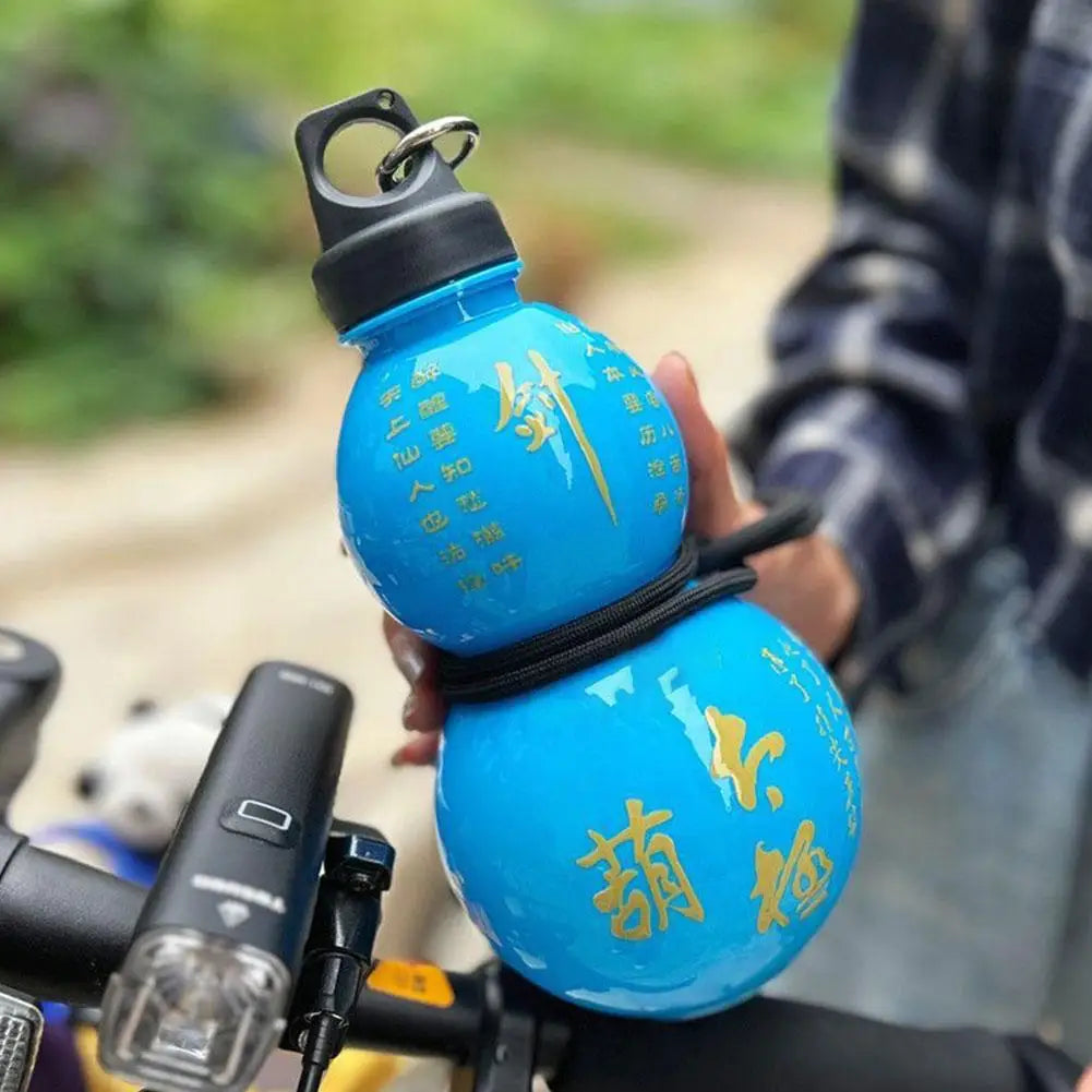 800ml Gourd Water Bottle Child Water Gourd Kettle Chinese Retro-Inspired Leakproof Water Jug for School PC Water Kettle