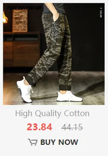 High Quality Men's Jeans Multi Pocket Denim Cargo Pants Oversized Casual Pants Men Clothing Loose Trousers 29-44 A2F125
