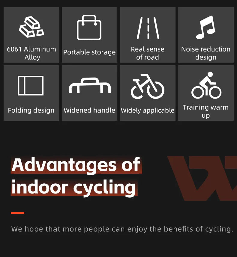 WEST BIKING Bike Rollers Trainers Indoor Home MTB Road Bicycle Exercise Training Stand Silent Foldable Adjustable Roller Trainer