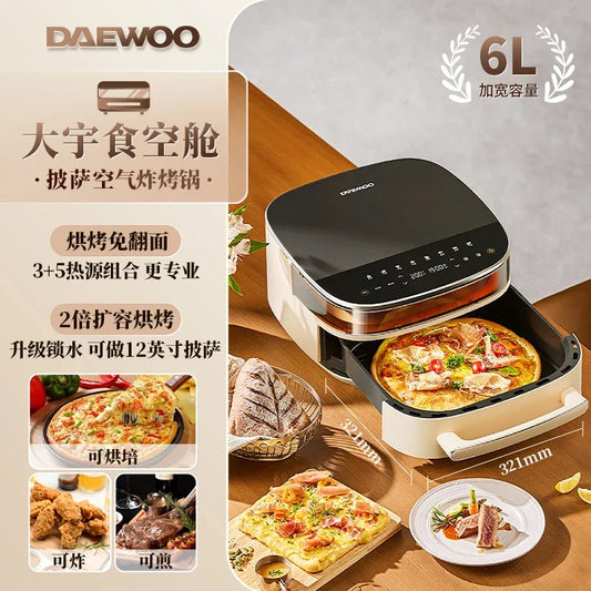 Air fryer electric oven household all-in-one machine visual new cooking machine cooking machine new model