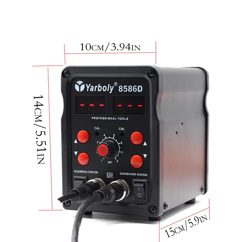 BGA Rework Solder Station Soldering Hot Heat Air Gun 8586D For SMD SMT Welding Repair Desoldering Tools 8586 8786 8858 858d