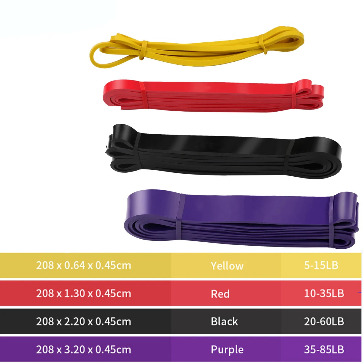 (Resistance) Bands for Fitness Rubber Pull Up, Yoga  Crossfit Power Expander Hanging ,41"  208cm