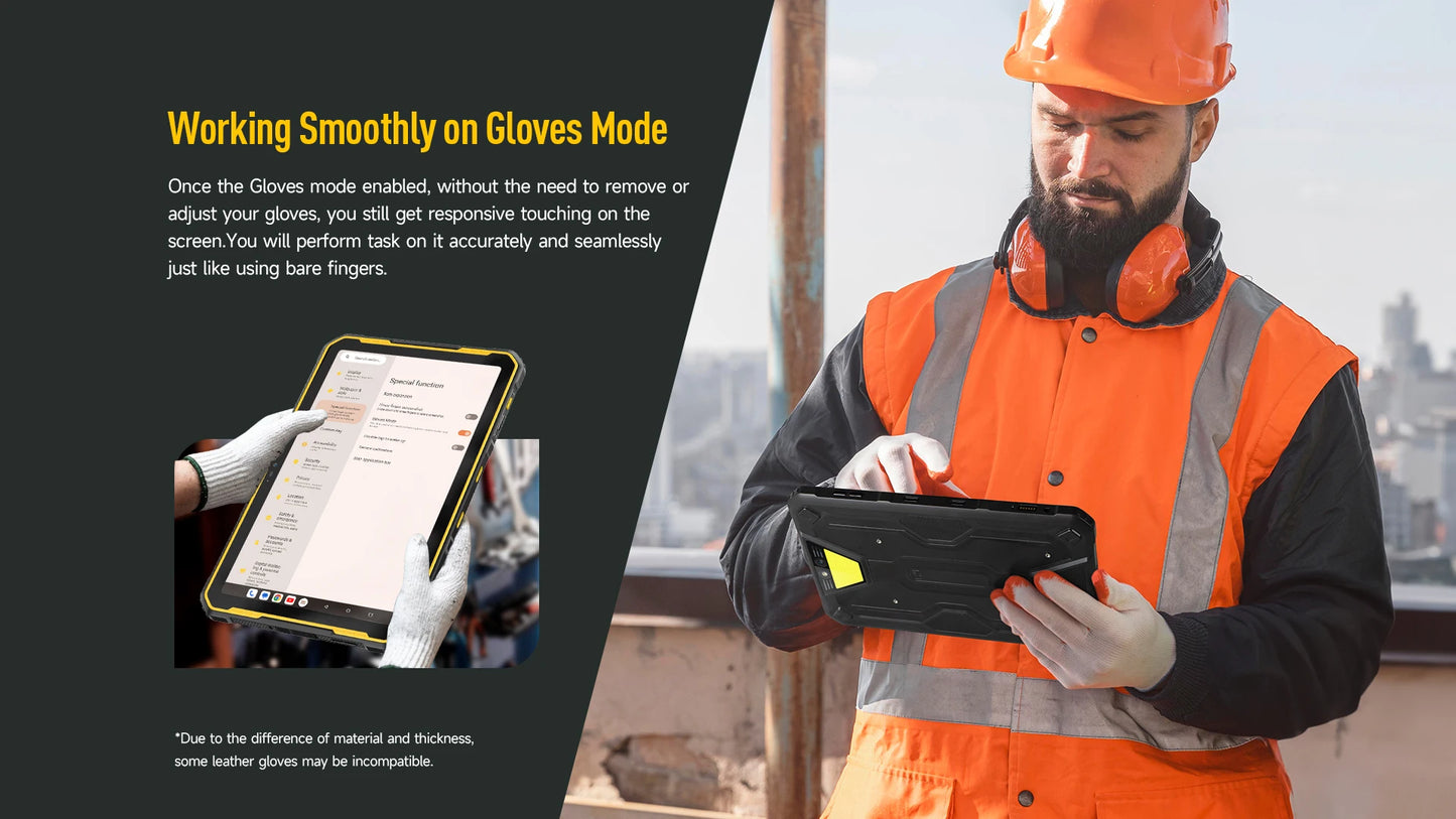 Ulefone Armor Pad 2 Rugged Tablet , 11" 2K , 18600 mAh ,IP68/IP69K Android 13 NFC GPS 4G Tablet Up to 16GB RAM 256GB ROM