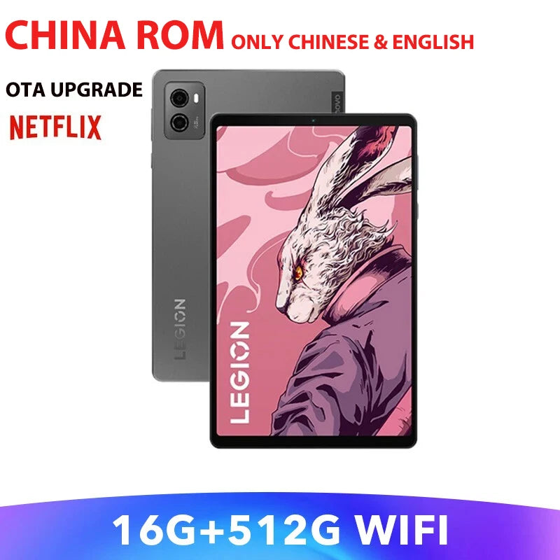 Original Lenovo LEGION Y700 2023 8.8 Inch Snapdragon 8+ ZUI15 16G 512G 12G 256G WIFI Dual-type-C Interface Gaming Tablet