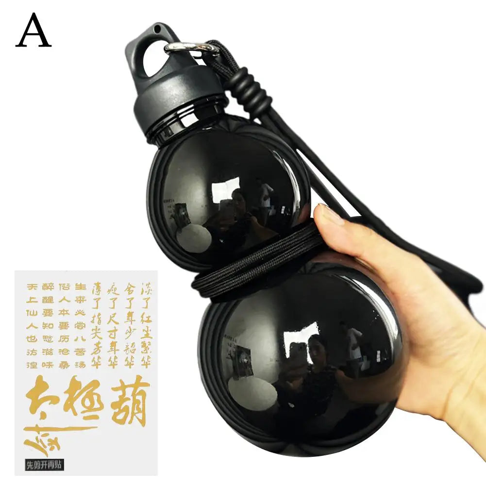 800ml Gourd Water Bottle Child Water Gourd Kettle Chinese Retro-Inspired Leakproof Water Jug for School PC Water Kettle
