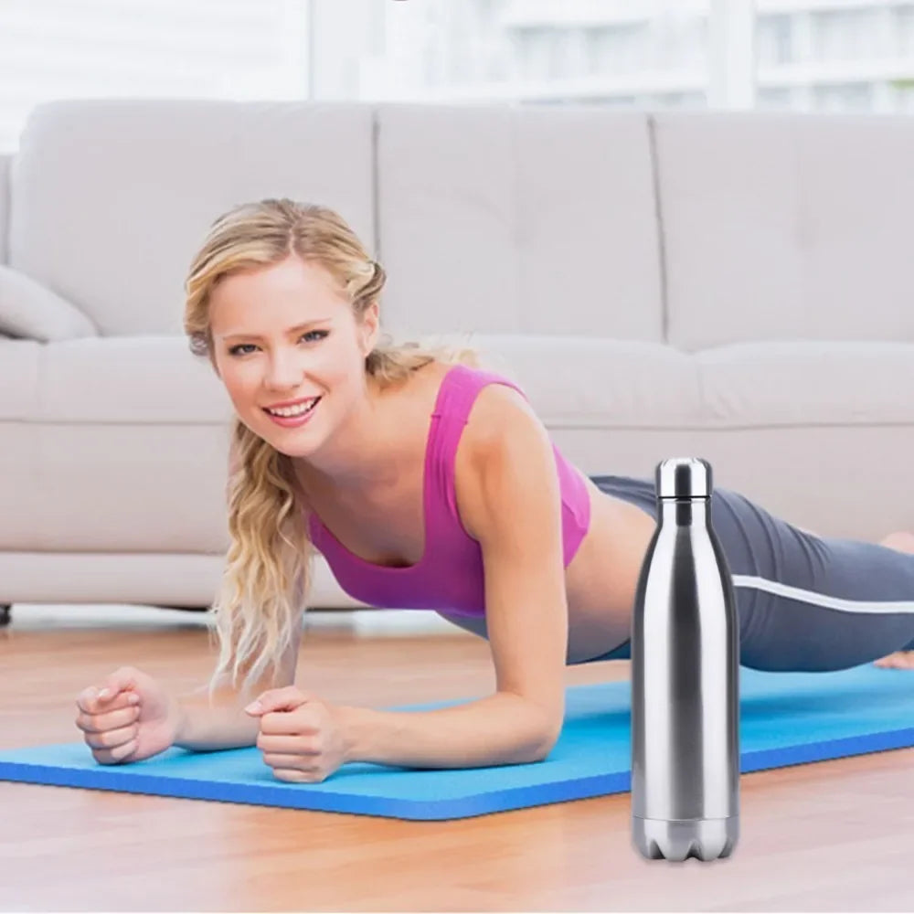 350/500/750/1000ml Stainles Steel Insulated Vacuum Thermos Water Bottle Double Wall BPA Free Bottles for Sports Bottles Girls