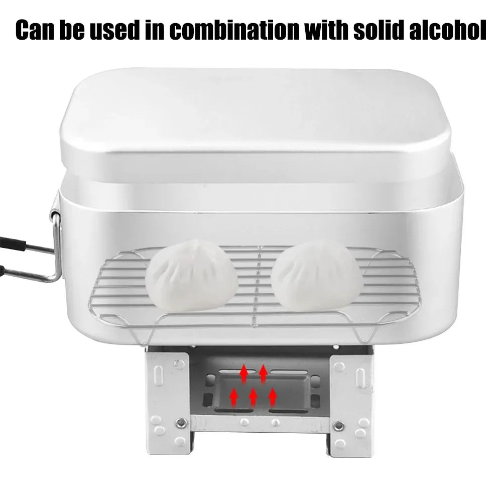 Ultralight Tableware Camping Cookware Lunch Box Cooking Pots Picnic Accessories Outdoor Cutlery Kitchen Set Hiking Sports