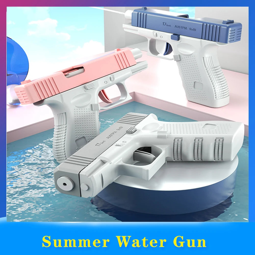 New Summer Water Gun non Electric Pistol High-pressure Full Automatic Shooting Water Beach Toy Gun For kid Children Boys Girls