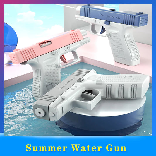 New Summer Water Gun non Electric Pistol High-pressure Full Automatic Shooting Water Beach Toy Gun For kid Children Boys Girls