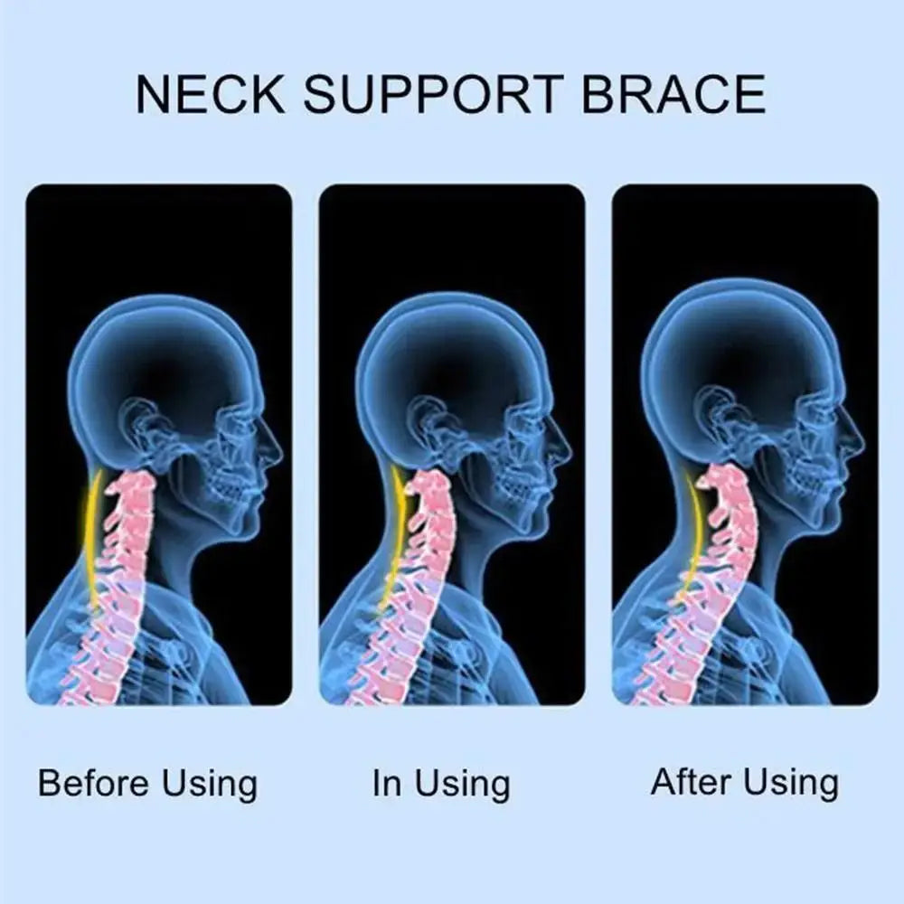 New Adjustable Neck Support Men Women Office Household Brace Neck Portable Health Care Sponge Neck Cervical Collar