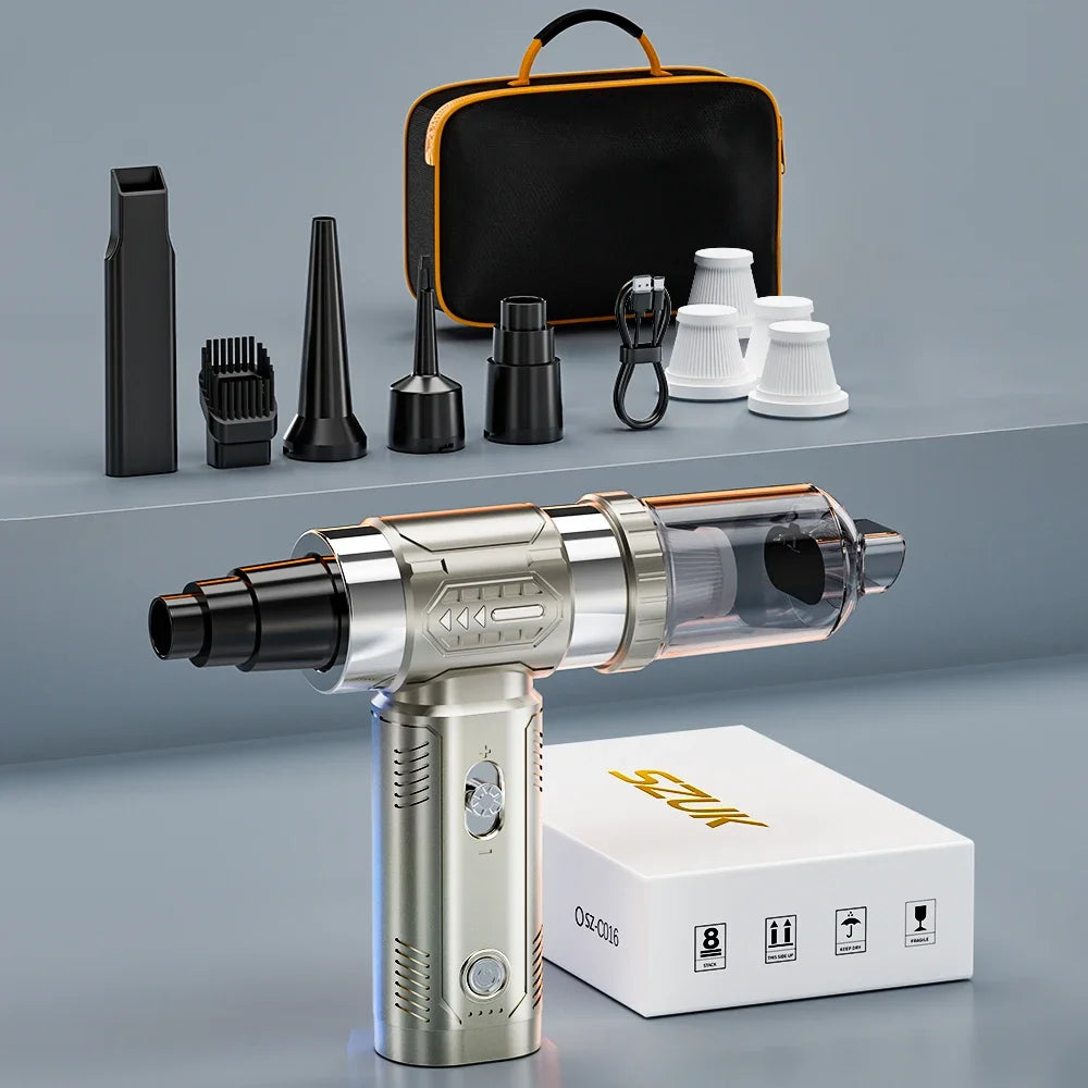 SZUK Mini Air Blower Powerful Turbo Jet Fan Brushless Motor Handheld  Dust Fan Portable Turbofan air blower Car Vacuum Cleaner