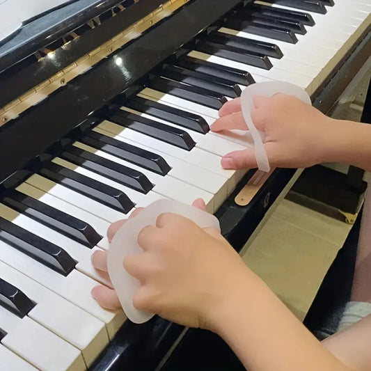 Silicone Piano Trainer - Piano Finger Strengthener, Piano Hand Trainer - Hand Correction and Training Tool