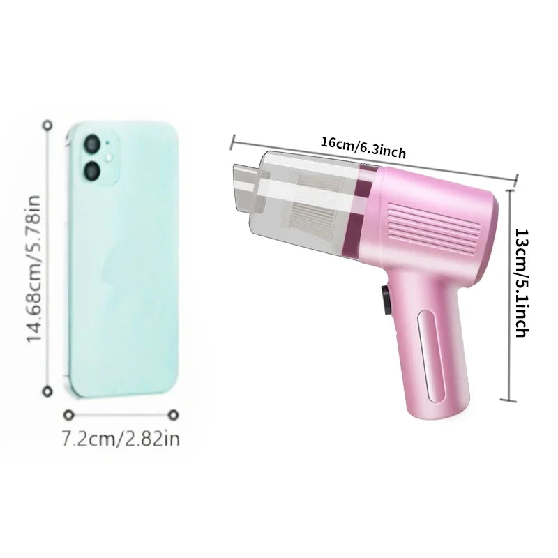 Xiaomi Portable Wireless Car Vacuum Cleaner Multifunctional Mini High-power Suction and Blowing Integrated Cleaning Appliance ﻿
