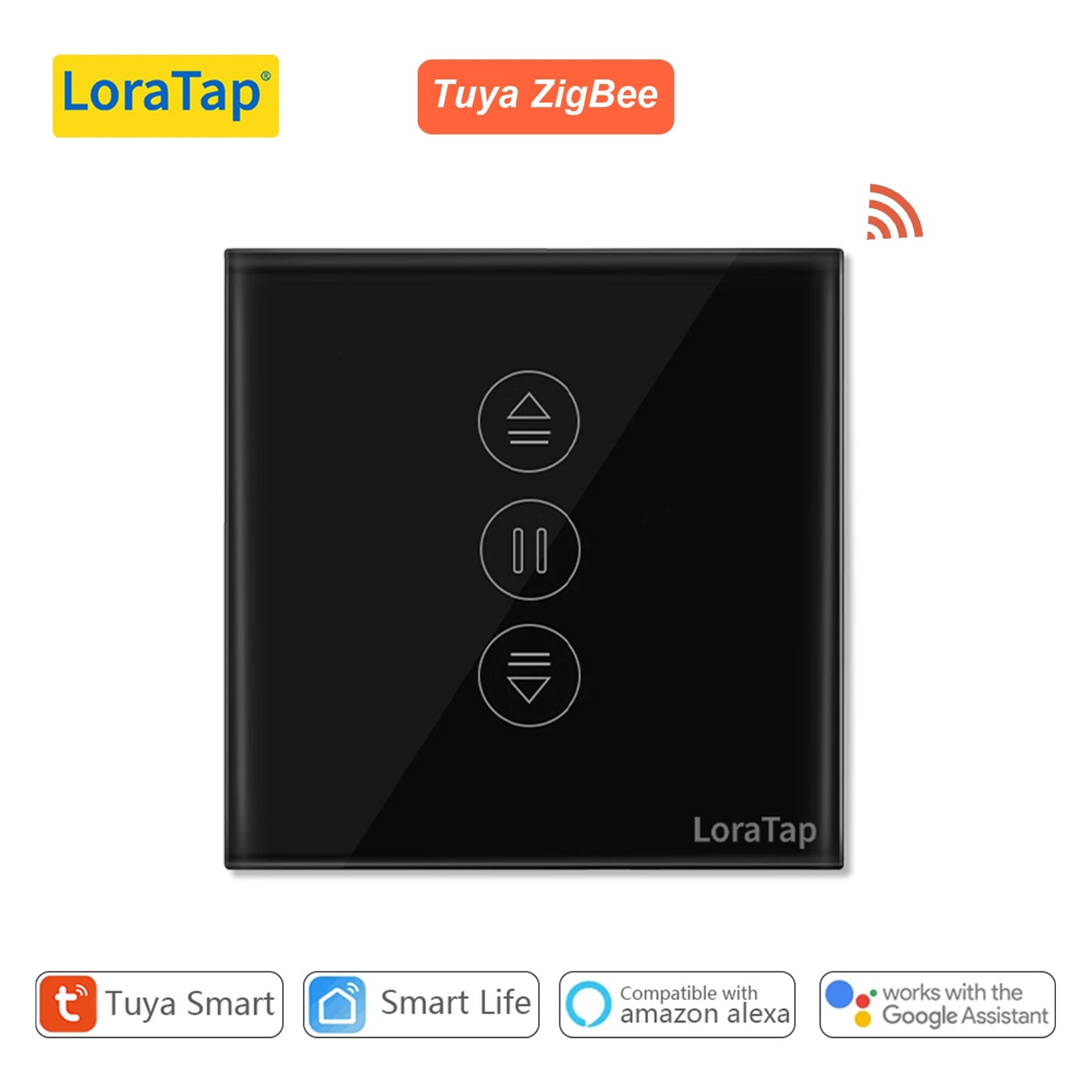 LoraTap ZigBee Curtains Roller Shutters Blinds Switch Control Connected Motor Google Home Alexa Electric Window Tuya Smart Life