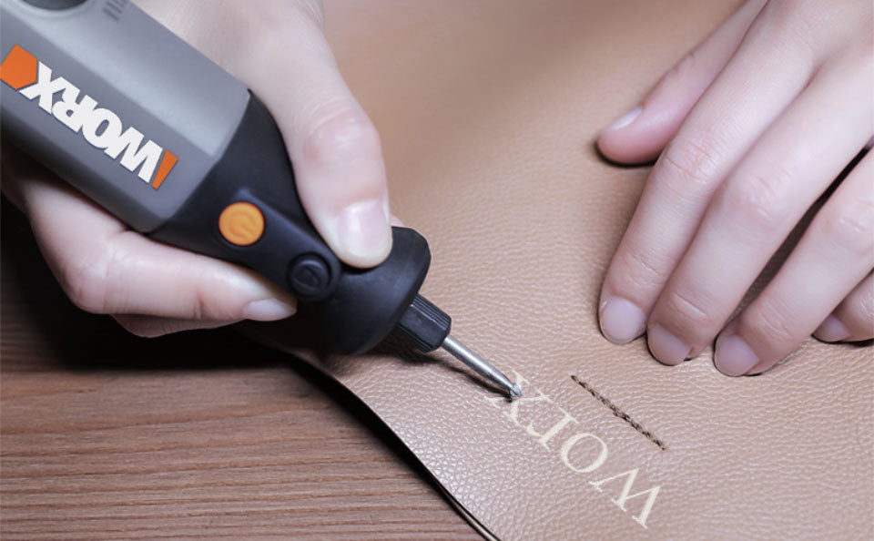 Worx 8V Rotary Tool WX106 Cordless Mini Drill Engraving Grinding Polishing Machine USB Charger Variable Speed Power Tools Set