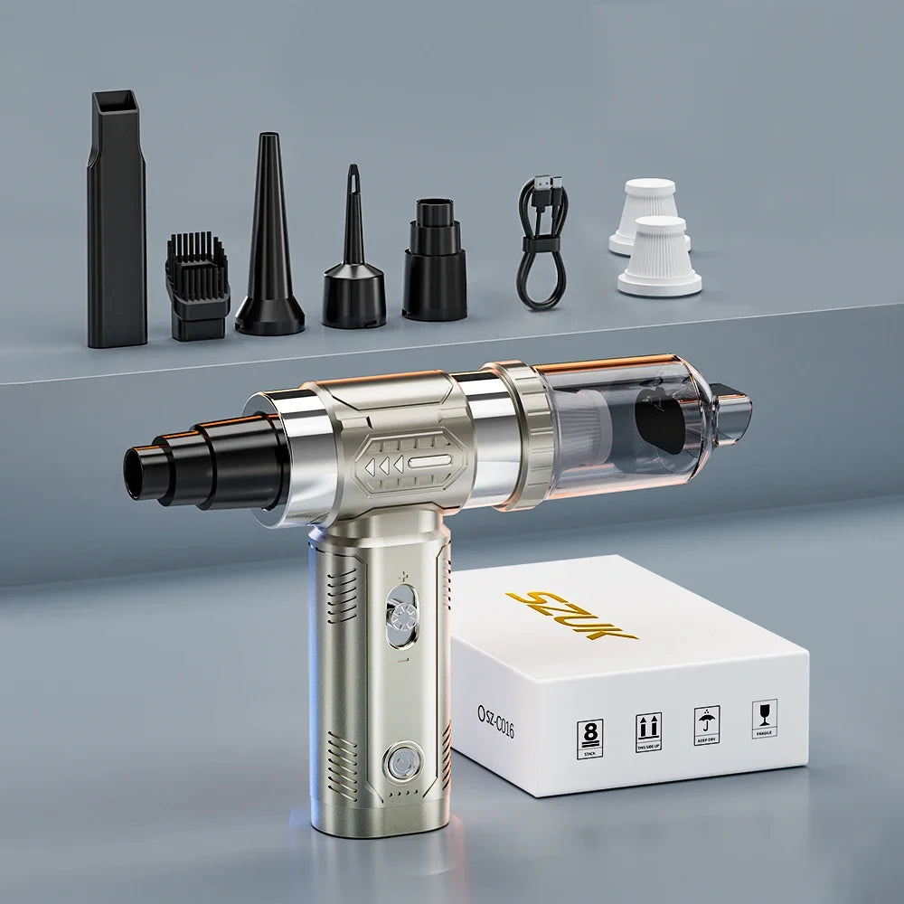 SZUK Mini Air Blower Powerful Turbo Jet Fan Brushless Motor Handheld  Dust Fan Portable Turbofan air blower Car Vacuum Cleaner