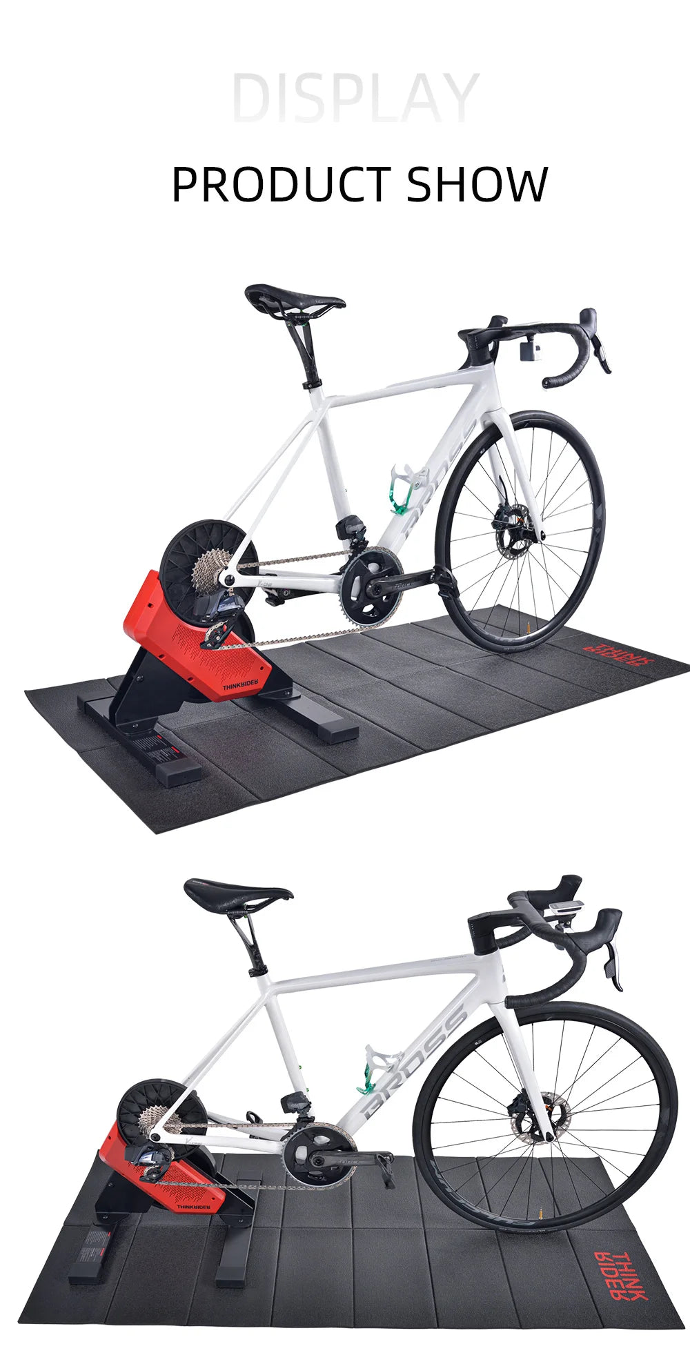 Thinkrider Training Mat Yoga mat For Bike Bicycle bicicletas Estaticas Trainer exercise Mat For trainer floormat
