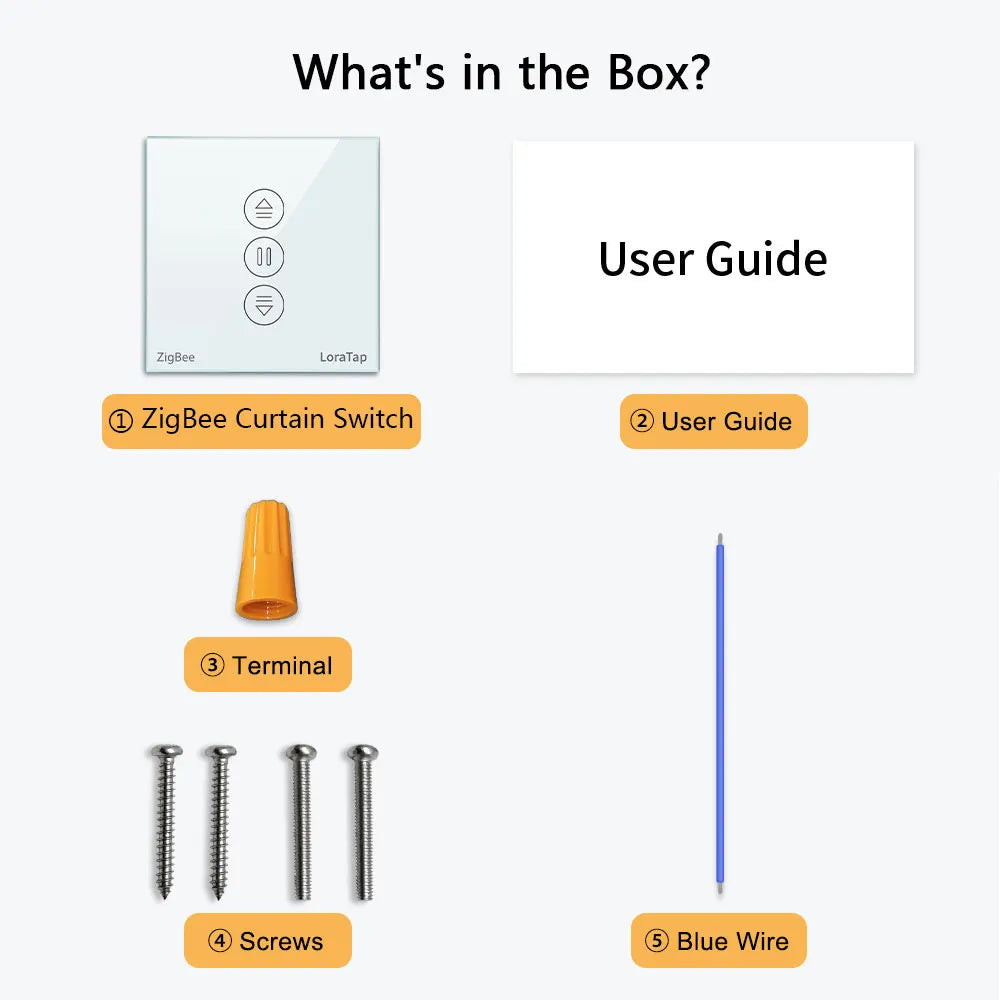 LoraTap ZigBee Curtains Roller Shutters Blinds Switch Control Connected Motor Google Home Alexa Electric Window Tuya Smart Life