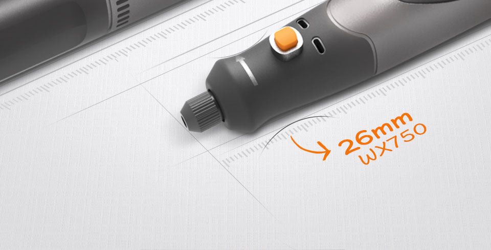 Worx 8V Rotary Tool WX106 Cordless Mini Drill Engraving Grinding Polishing Machine USB Charger Variable Speed Power Tools Set