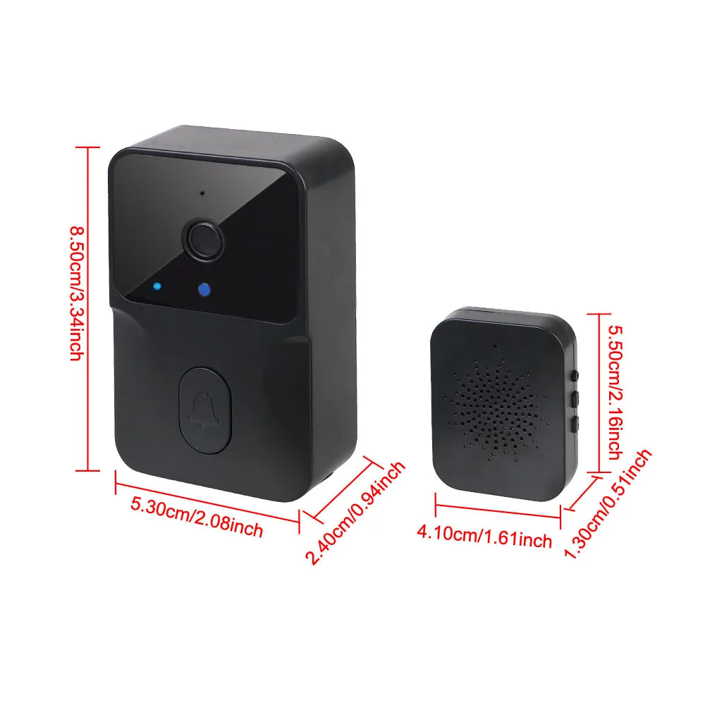 Smart Home Security For Home HD Door Bell Intercom Voice Change WIFI Video Doorbell Secure Camera Wireless Two Way Night Vision