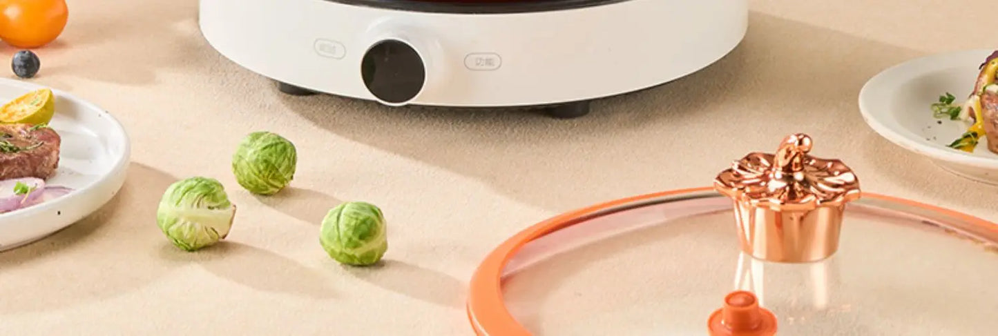 Pumpkin Pot Multifunctional Cast Iron Slight Pressure Cooker Braise Boil Steam Stew Nonstick Pots Cooking Pots