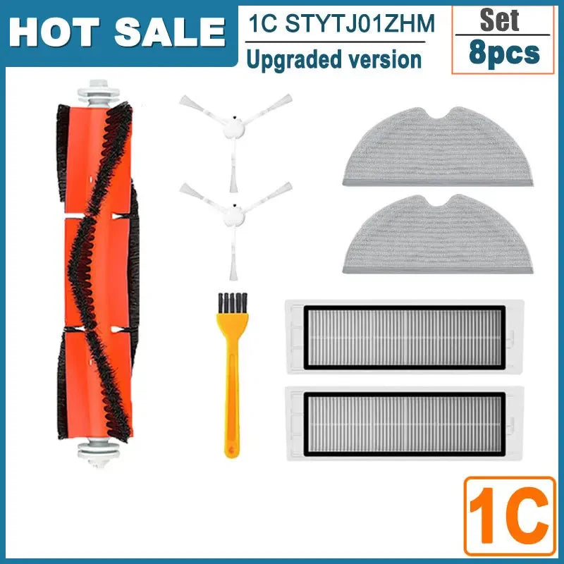 Hepa Filter Main Side Brush Mop Cloth for Xiaomi Mijia 1C 1T Mi Robot Vacuum Mop Dreame F9 Robotic Vacuum Cleaner Accessories