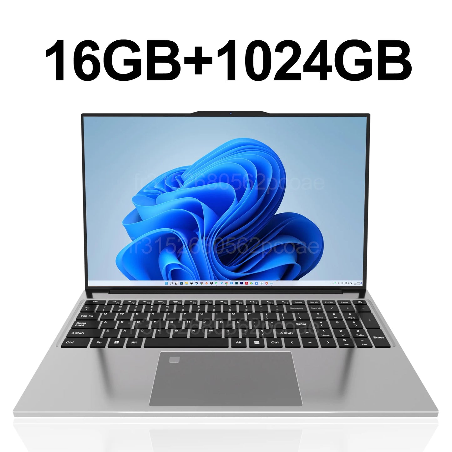 15.6"Ultra Slim Laptop 32GB RAM 2048GB SSD Intel Core i7-6500U Notebook Gamer 1920*1080 Display Office Study Computer Windows 11
