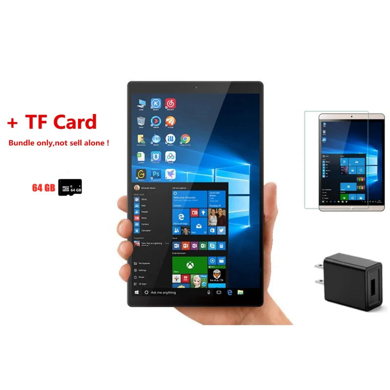 Big Sales 8 INCH 64 Bit x64 System Windows 10 Pocket Tablet PC 4GB /8GB RAM +64GB/128GB ROM AR3 Dual Cameras Quad Core