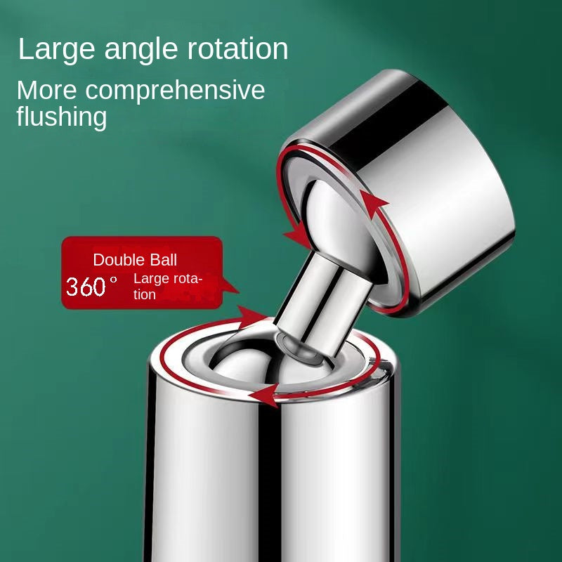 Kitchen Faucet Scrape Wash Anti-splash Faucet 360 ° Rotating Bubblers Lengthening Extender Home Kitchen and Bath Shower