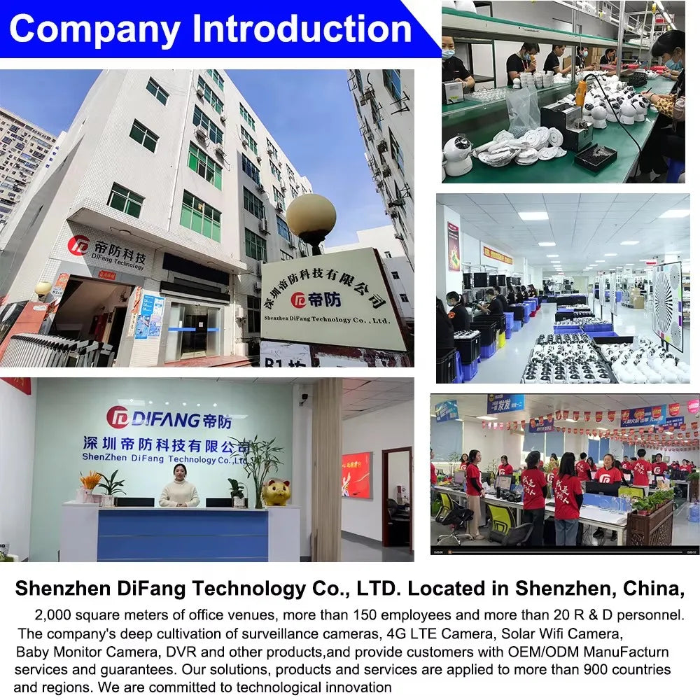 10K 20MP Home Security WiFi Camera Four Len Four Screen 360° PTZ 10X Zoom CCTV Wireless Surveillance IP Cam Security Protection