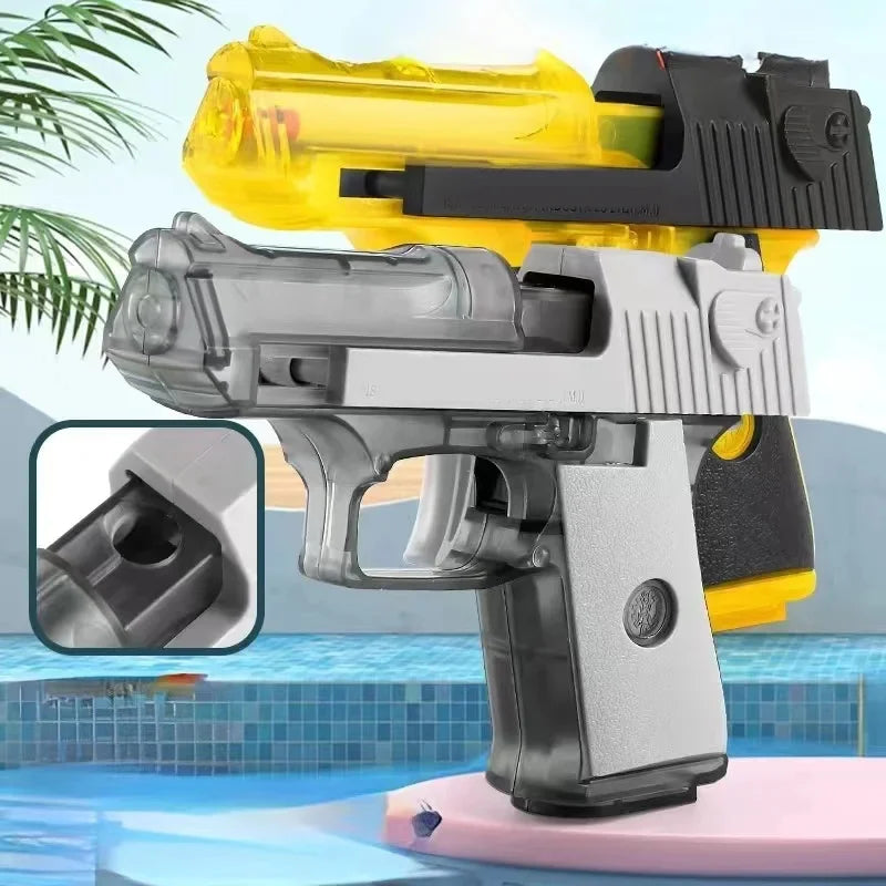 New Summer Water Gun non Electric Pistol High-pressure Full Automatic Shooting Water Beach Toy Gun For kid Children Boys Girls