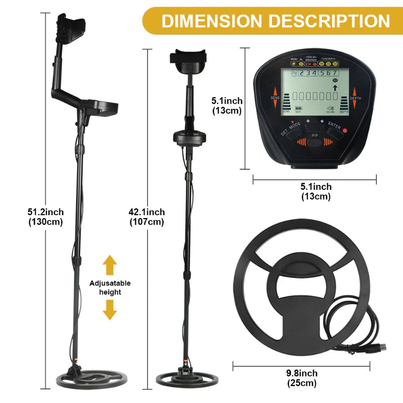 MD830 Metal Detector Underground Accurate positioning A treasure hunter Gold Detector Treasure Hunter Detecting Pinpointer