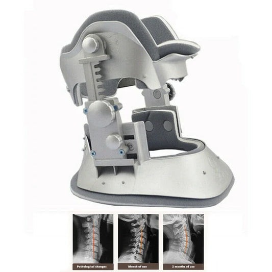 Neck Cervical Traction Collar Spine Support  Compression Adjust Brace Tractor Stretching Brace