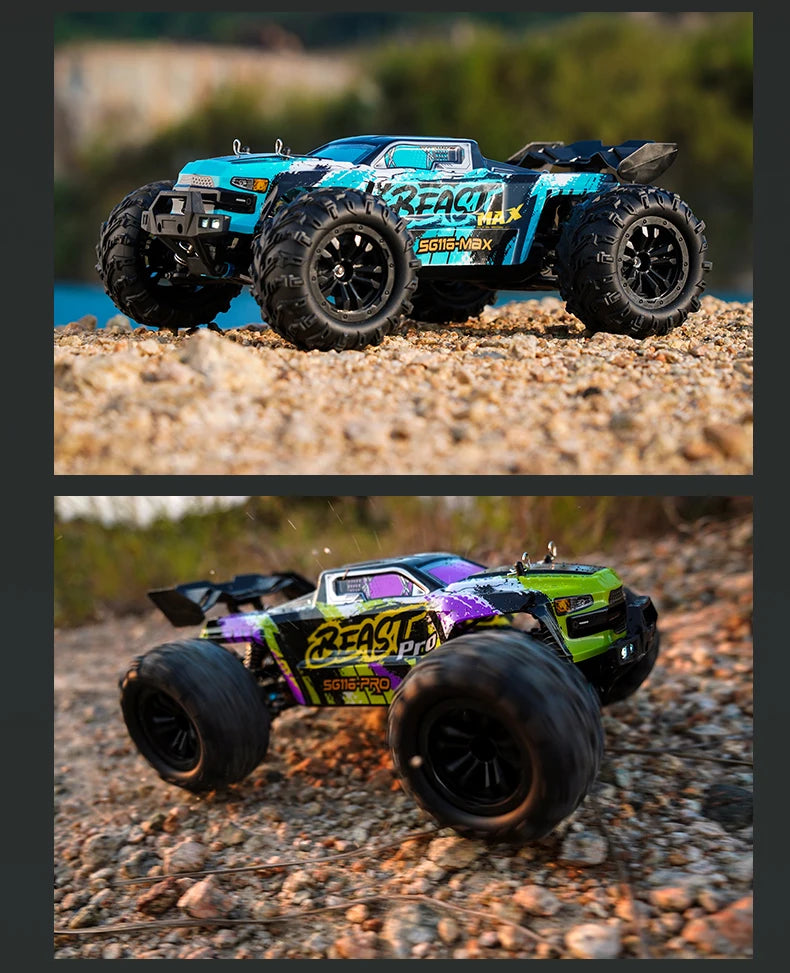 SG116MAX 80KM/H High Speed RC Car Brushless 4WD Off-Road Drift Remote Control Car 1:16 Professional Racing Cars SG116PRO 40KM/H