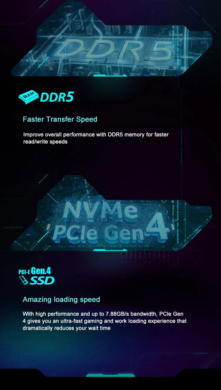 2024 MSI Cyborg 15 Gaming Laptop 15.6 Inch QHD 165Hz IPS Screen Netbook i7-13620H 16GB 512GB RTX4050 Gaming Notebook Computer