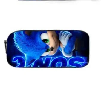 HOT 3PC-SET Sonic Backpack Primary and Secondary School School Bags  Anime Cartoon School Bags Best Gifts for Kids Mochila