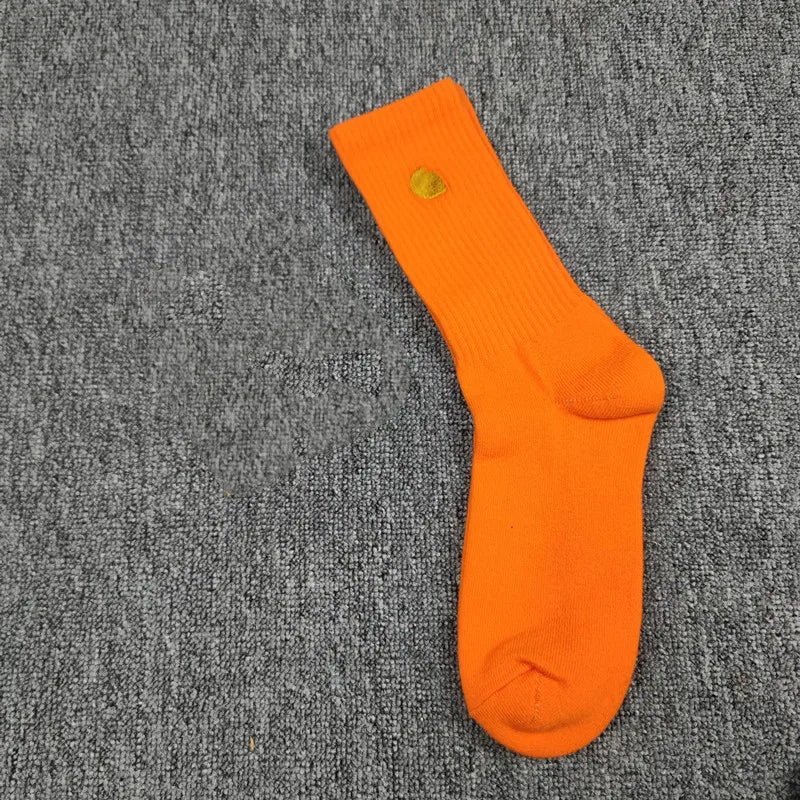 men's cotton 1 pair of shock-absorbing thick sports socks, white, black, gray, street skateboarding, basketball socks