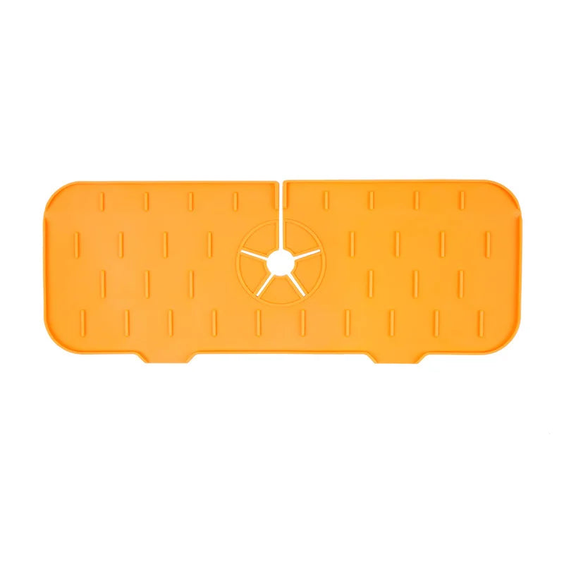 Faucet Absorbent Mat Silicon Kitchen Sink Splash Guard Drain Pad Water Splash Catcher Mats Countertom Countertop Protect Gadgets
