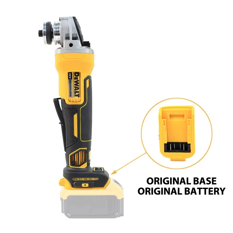 Dewalt DCG406 125MM/100MM Brushless Cordless Angle Grinder 9000RPM Cutting Machine Polishing Machine For 20V Lithium Batteries